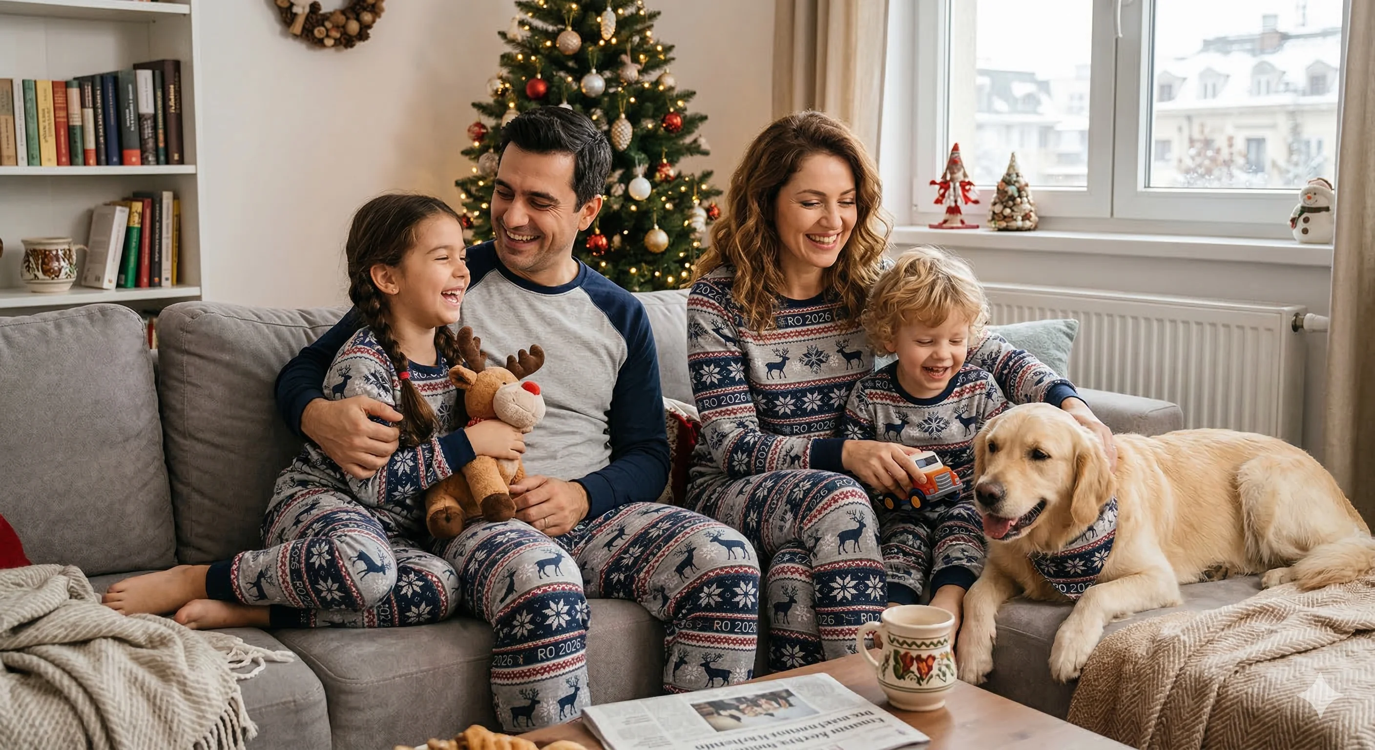 Pijamale de Familie Asortate – Tendința Care Cucerește România în 2026