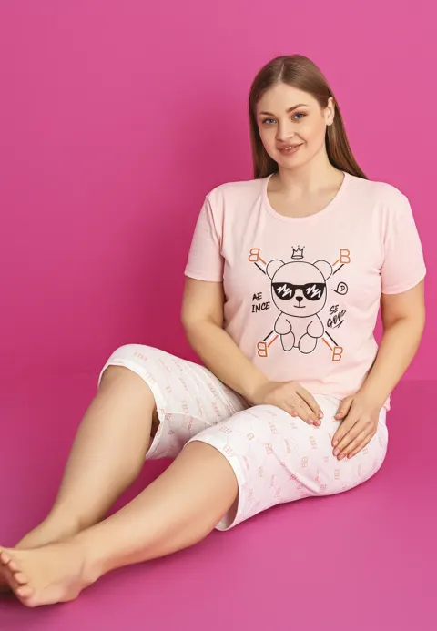Pijama damă Rinda mărime mare „SE GOOD”