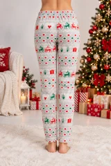 Pantaloni de Pijama Damă de Crăciun din 100% Bumbac