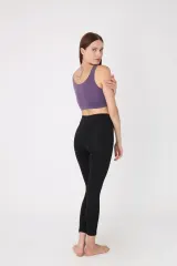 Bustieră damă lejeră, cu bretele late, fără push-up și fără balene, mov