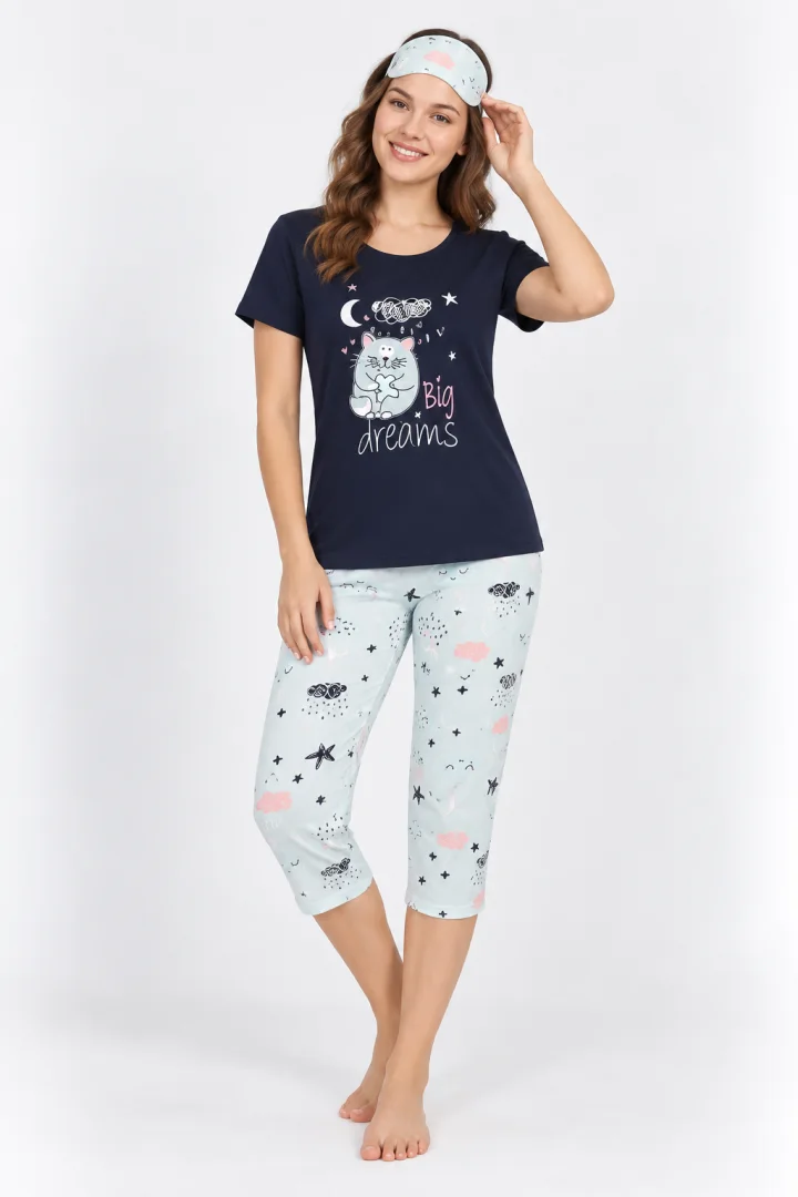 Pijama pentru Dama Big Dreams, Bluemarin