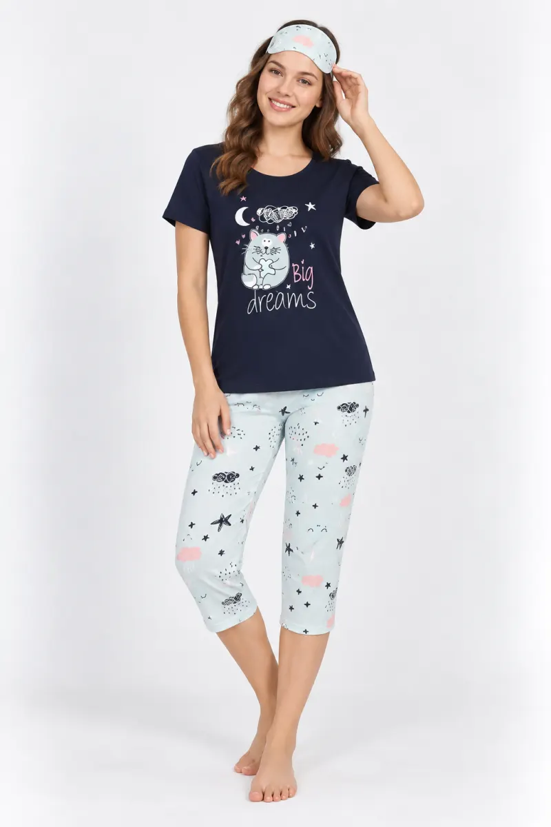 Pijama pentru Dama Big Dreams, Bluemarin