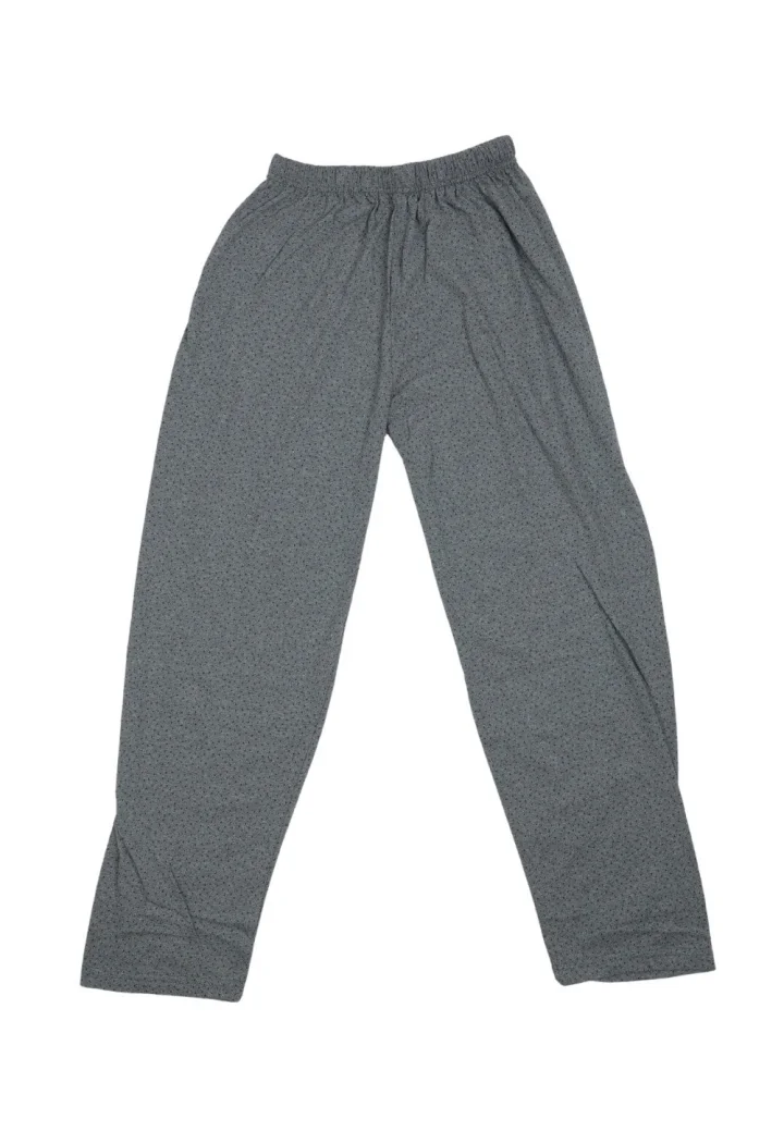 Pantaloni lungi de pijama bărbătești , culoare gri deschis