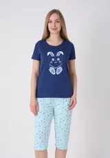 Pijama damă cu model de Paște, blumarin