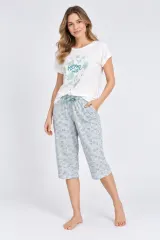 Pijama dama, cu imprimeu Summer Enjoy