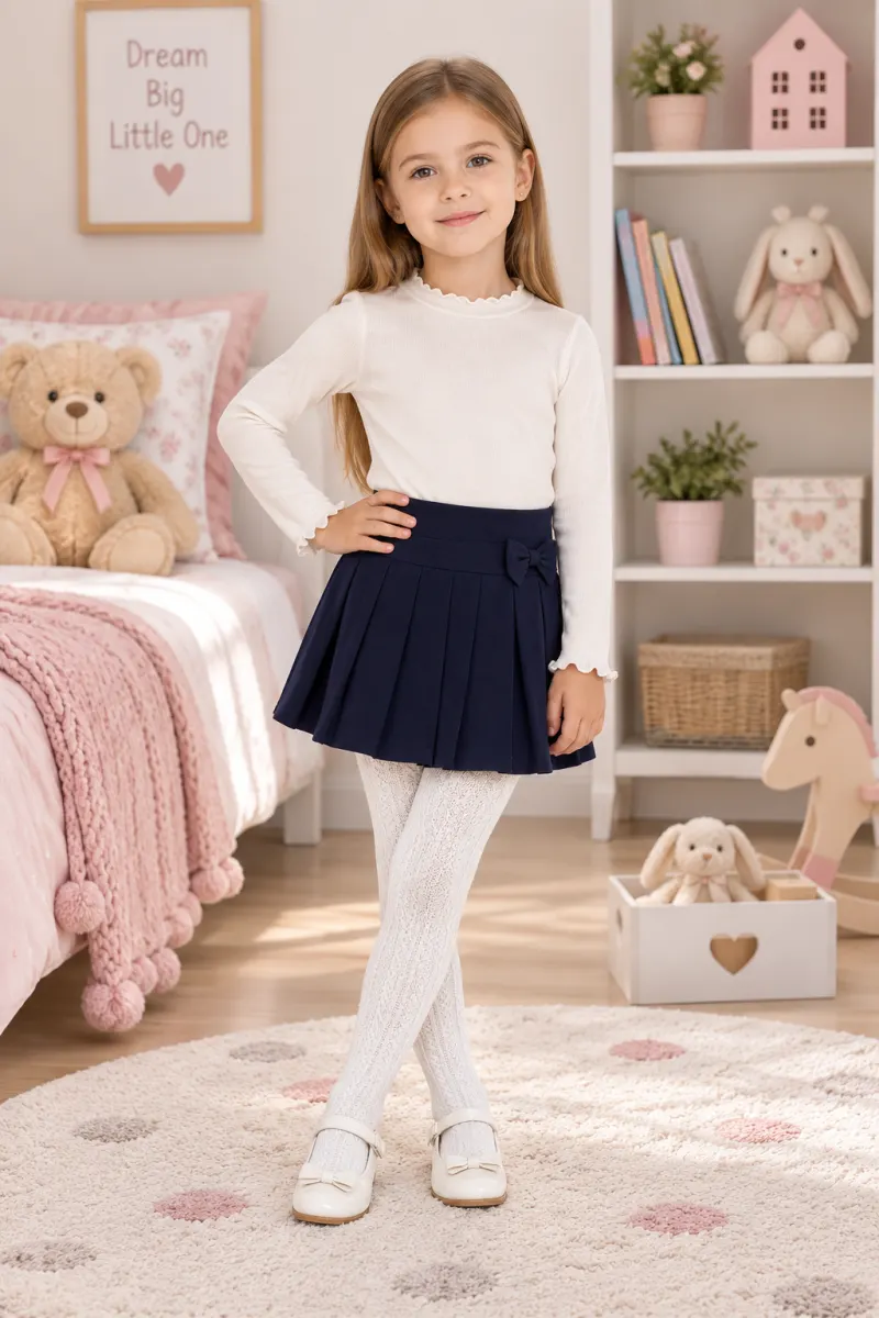 Dres copii croșetat din bumbac – model elegant și confortabil