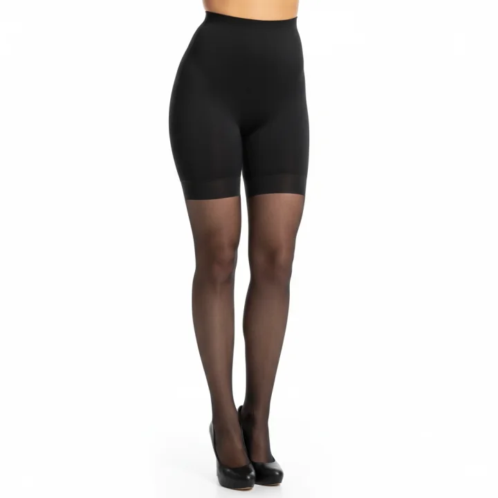 Dres Penti Shiny K 15 DEN, bronz, fin și lucios, cu clin din bumbac