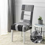 Set 6 Huse Elastice pentru Scaune, Microfibră Premium, cu Elastic, Protecție și Design Elegant