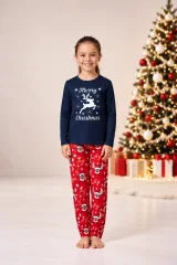 Pijama de Crăciun pentru Copii, Fete și Băieți, Bluză cu Mânecă Lungă și Pantaloni Lungi