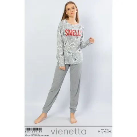 Pijamale damă cu imprimeu floral Smells