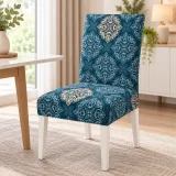 Set 6 Huse Elastice pentru Scaune, Microfibră Premium, cu Elastic, Protecție și Design Elegant