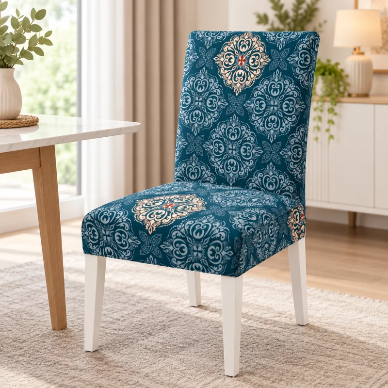 Set 6 Huse Elastice pentru Scaune, Microfibră Premium, cu Elastic, Protecție și Design Elegant