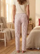 Pantaloni de pijama de dama imimioare mici