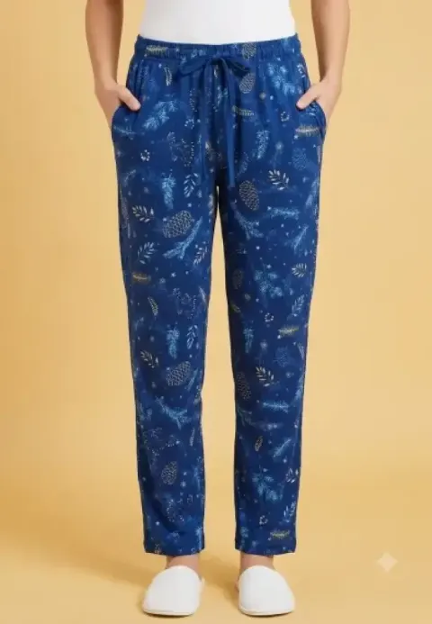 Pantaloni Damă cu Buzunare  ALBASTRU