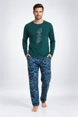Pijama Polar pentru bărbați , culoare verde