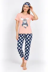 Pijama pentru Dama - Set maneca scurta si pantaloni lungi