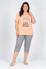 Pijama dama  cu imprimeu „Hello World”
