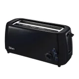 Prăjitor de Pâine Electric pentru 4 Felii, 1400W, 5 Trepte de Rumenire, Funcții de Decongelare și Reîncălzire