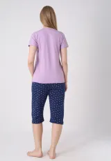 Pijama damă cu model de Paște, mov