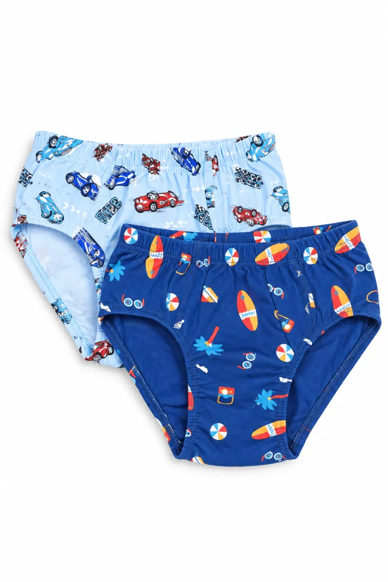 Set 2 Chiloți Băieți din Bumbac – Multicolor