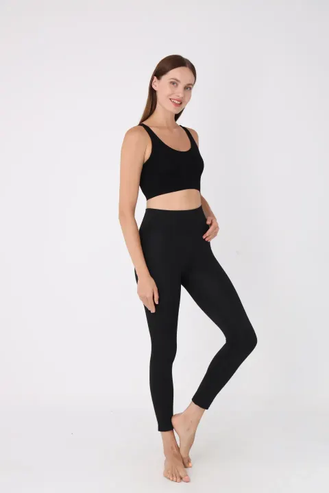 Bustieră damă lejeră, cu bretele late, fără push-up și fără balene, negru