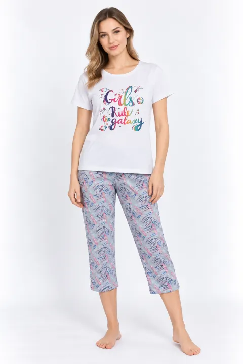 Pijama damă Freenight „Girls Rule Galaxy”