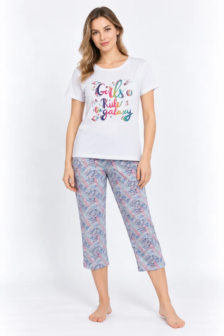 Pijama damă Freenight „Girls Rule Galaxy”