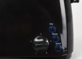 Prăjitor de Pâine Electric pentru 4 Felii, 1400W, 5 Trepte de Rumenire, Funcții de Decongelare și Reîncălzire