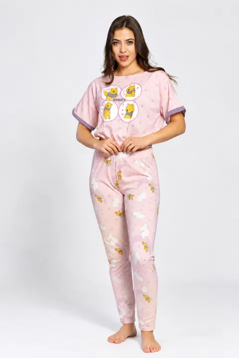 Pijama damă  „Noapte bună” cu pantaloni lungi