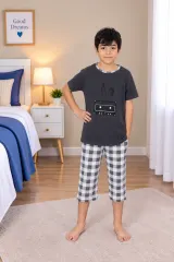 Pijama băieți „Hip Hop”, negru
