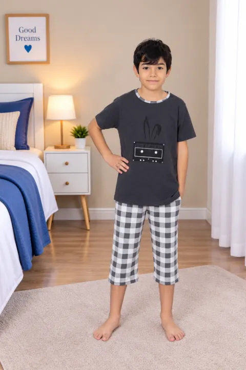 Pijama băieți „Hip Hop”, negru