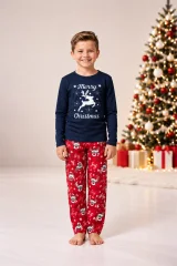 Pijama de Crăciun pentru Copii, Fete și Băieți, Bluză cu Mânecă Lungă și Pantaloni Lungi