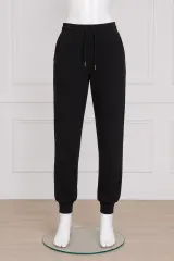 Pantaloni de trening damă negri simpli