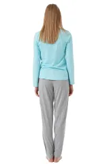 Pijamale damă cu  imprimeu Together Forever, Blue