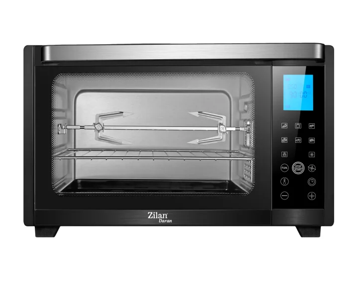 Cuptor Electric 28L, 1600W, cu Convecție, Display Digital, Temperatură Reglabilă 100–230°C, Timer 60 Minute și Programe de Gătit
