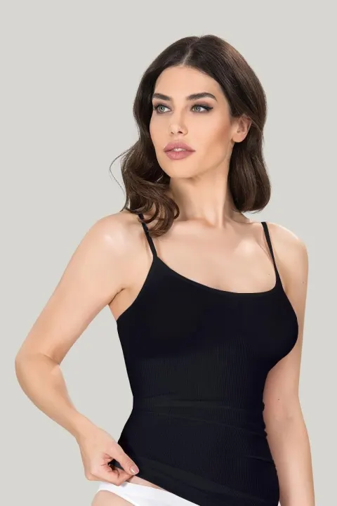 Maiou dama modelator in talie culoare negru
