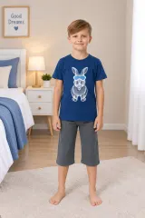 Pijama băieți de Paște, albastru