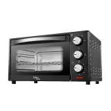 Cuptor Electric 15L, 1200W, Temperatură Reglabilă 100–230°C, Timer 60 Minute cu Oprire Automată, Geam Dublu, Negru