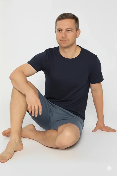 Pijama bărbați blumarin-albastru