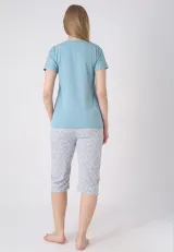 Pijama damă cu model de Paște, gri