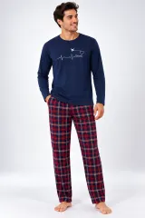 Pijama barbat blumarin cu carouri