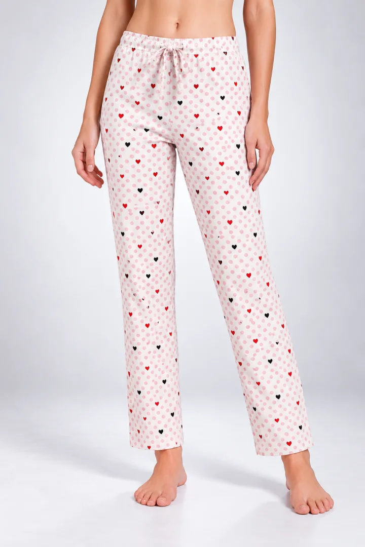 Pantaloni de pijama de dama imimioare mici