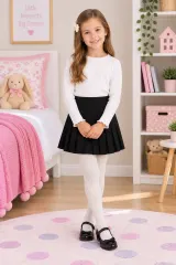 Dres copii croșetat din bumbac – model elegant