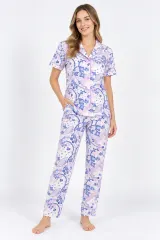 Pijama Dama – Imprimeu Floricele