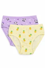 Set 2 Chiloți Fete din Bumbac – Multicolor