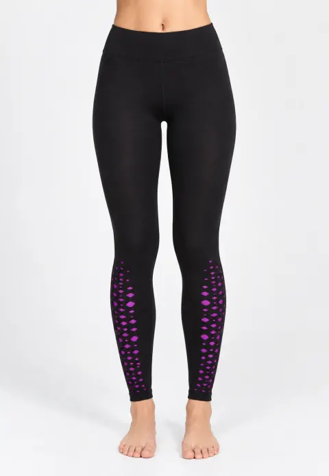 Colanți sport Penti Dubli, mov neon-negru