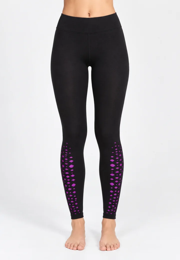 Colanți sport Penti Dubli, mov neon-negru