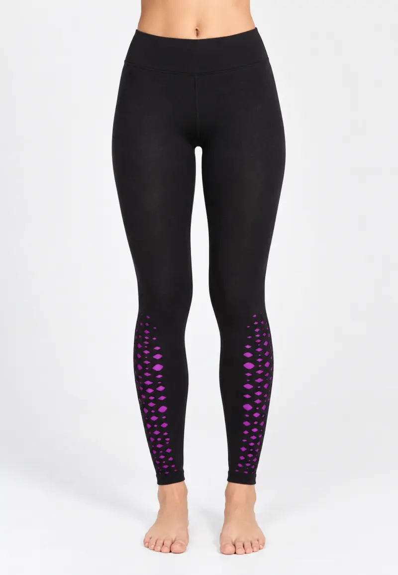 Colanți sport Penti Dubli, mov neon-negru