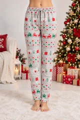 Pantaloni de Pijama Damă de Crăciun din 100% Bumbac
