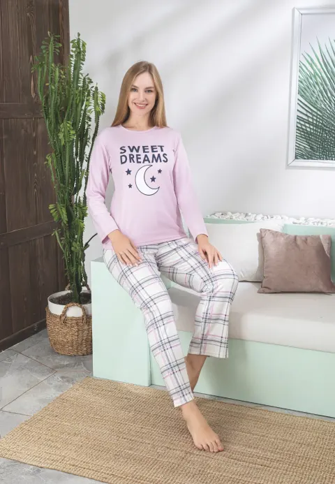 Pijama damă roz „Sweet Dreams